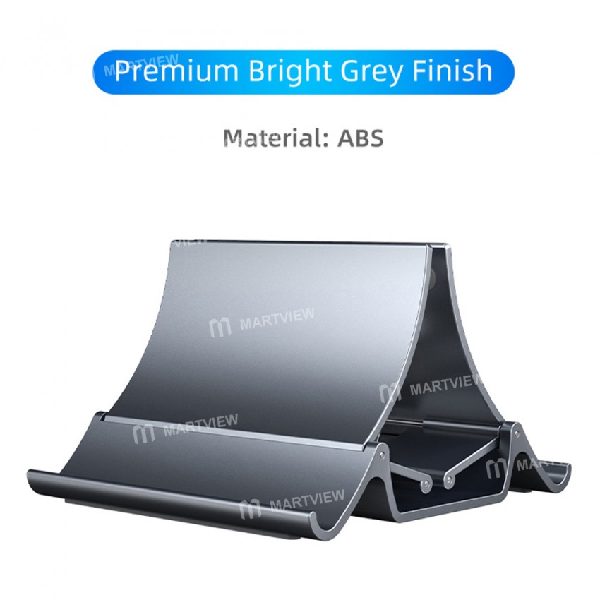 Heat Dissipation Non-slip Silicone Gravity Laptop Vertical Holder for MacBook/Surface/iPad