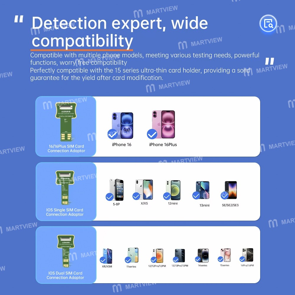 jcid sim-card-holder-testing-set-for-iphone-5-to-16pm-android-sim-tf-card-6