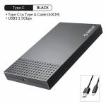Orico 2526C3-BK 2.5-inch SATA to USB 3.1 Type C External HDD Enclosure for 2.5 Inch SSD and HDD 7-9.