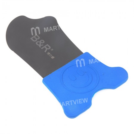 B&R SM-01 Ultra-thin Stainless Steel Pick with Protective Cover for Mobile Phone Repair Disassembly