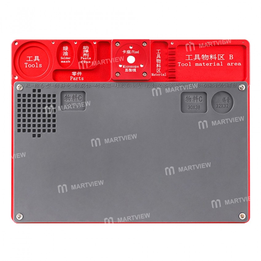 WL Aluminium Alloy Microscope Pad Mobile Phone Repair Maintenance Platform