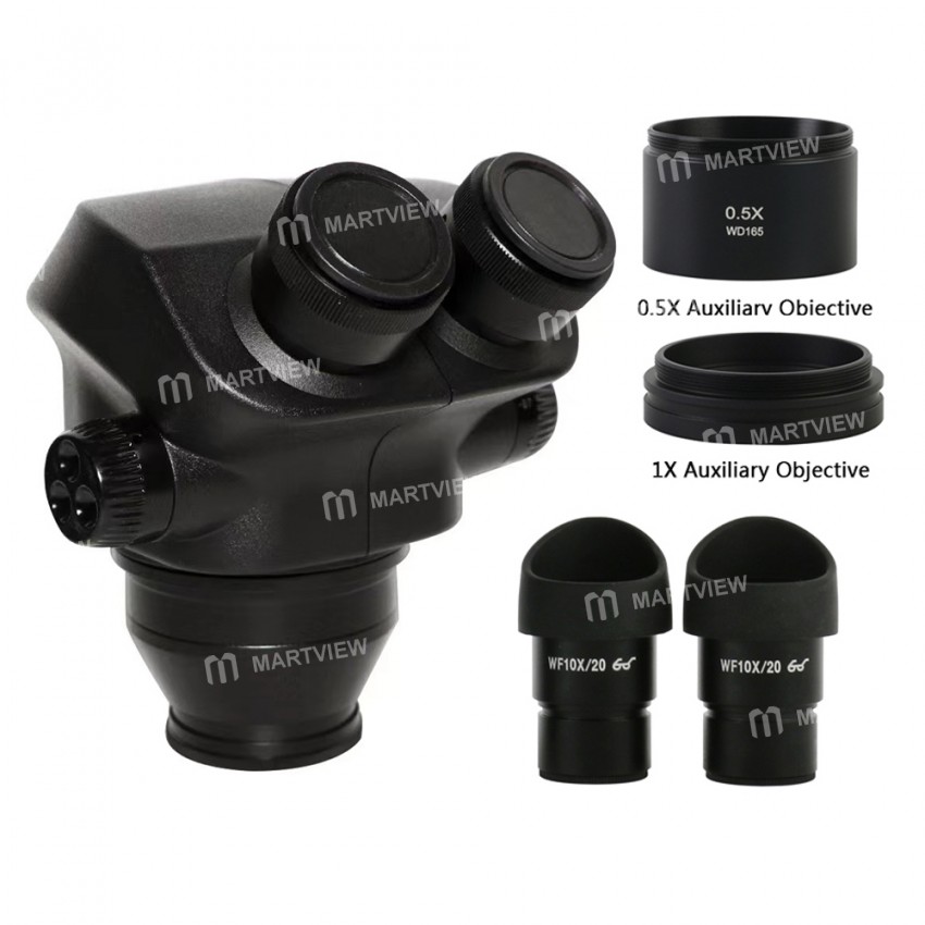 7x 45x-7x-50x-trinocular-stereo-microscope-head-multi-spec-microscope-auxiliary-objectives-7