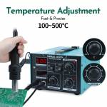 yihua 852d-740w-2-in-1-hot-air-gun-soldering-iron-tips-digital-display-desoldering-rework-station-7