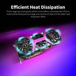 Yeston RX6600XT 8G / 128bit / GDDR6 PA Gaming Graphics Card with 3 Large Size Fans and Breathing Lig