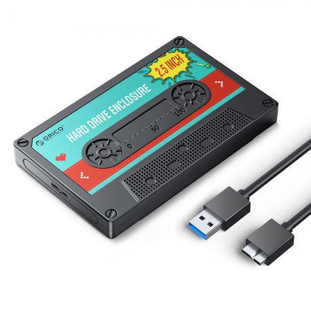 Orico 2580 Series 2.5-inch SATA to USB 3.0 External Hard Drive Case with DIY Sticker
