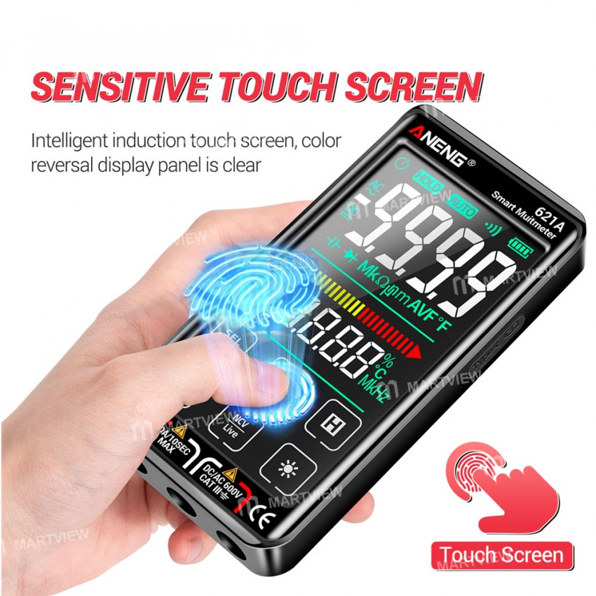 aneng 621a-portable-auto-range-usb-charging-lcd-touch-screen-ncv-digital-multimeter-11