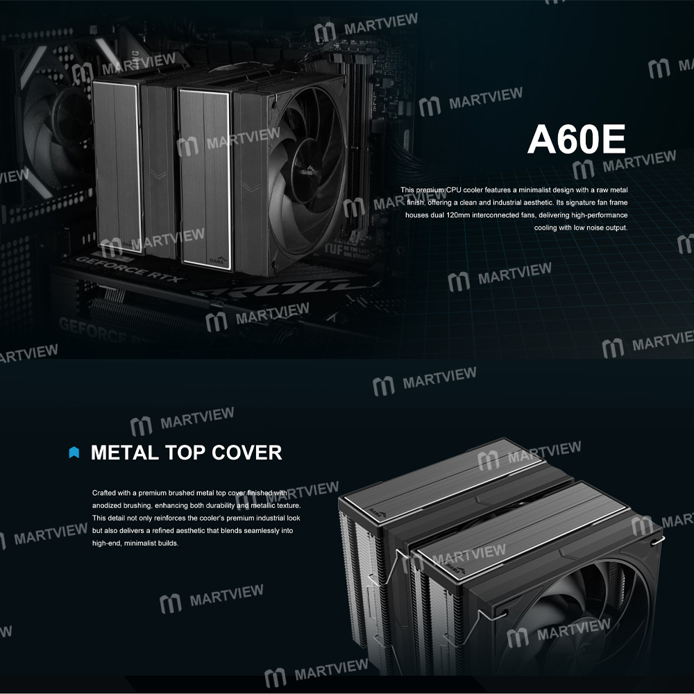 sama wind-tunnel-a60e-dual-fan-6-heatpipe-dual-tower-cpu-air-cooler-for-intel-amd-platforms-5