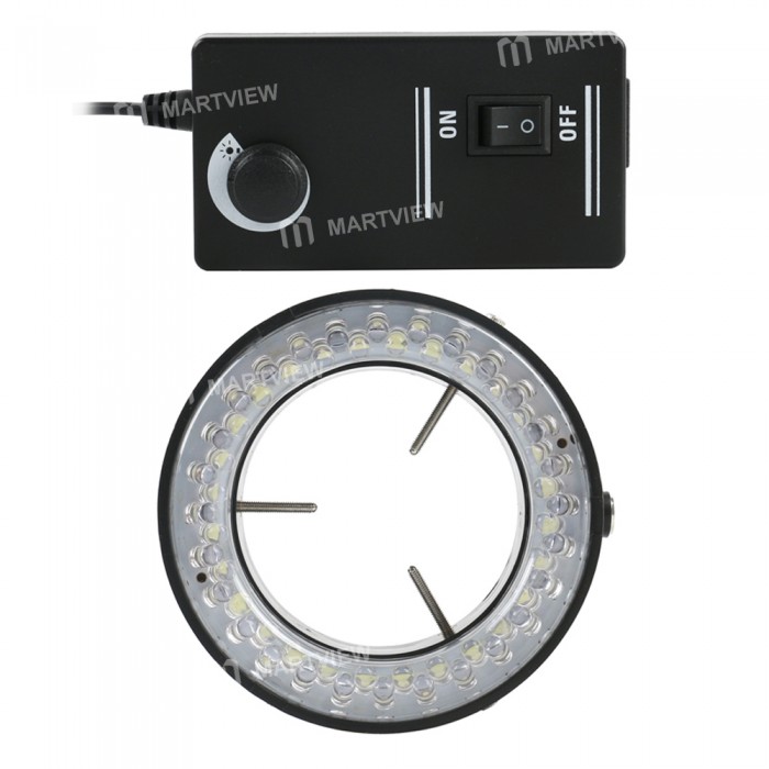 LED-Ringlicht 144/60 LEDs Für Mikroskope – Einstellbar 6500K, 110-240V, Für Stereo- Und Trinokular-Mikroskope