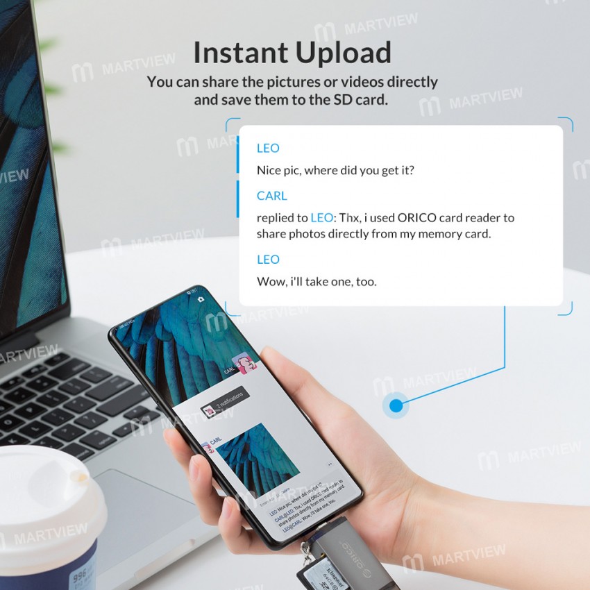 Orico 2CR61 / 3CR61 6-in-1 Portable Card Reader
