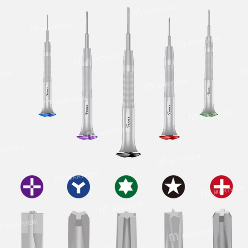 TuoLi Precision Convex Cross Pentalobe Phillips Y Type Screwdriver Set
