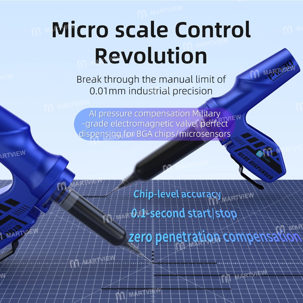 p1030 electric-assisted-pneumatic-precision-dispensing-glue-gun-for-mobile-phone-repair-7