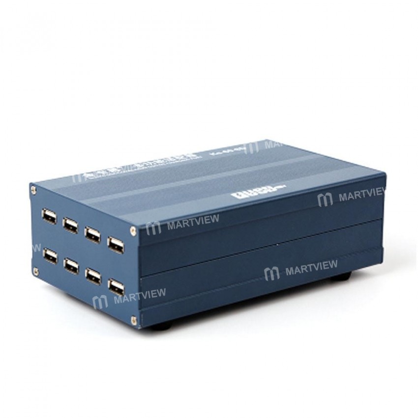 Multiport USB Charging Station for Mobile Phone Tablet Camera MP3 Charger 60W 5V 12A - 8 Port