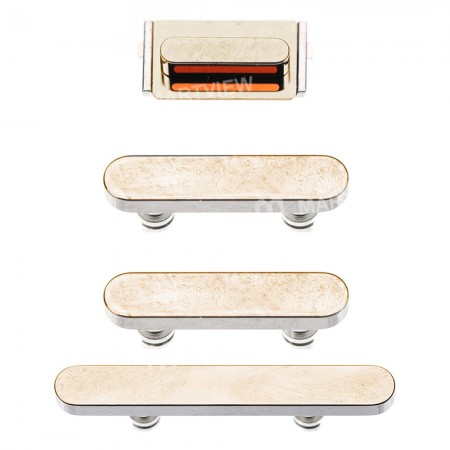 Replacement side button set for iPhone 13 pro 13 pro max gold