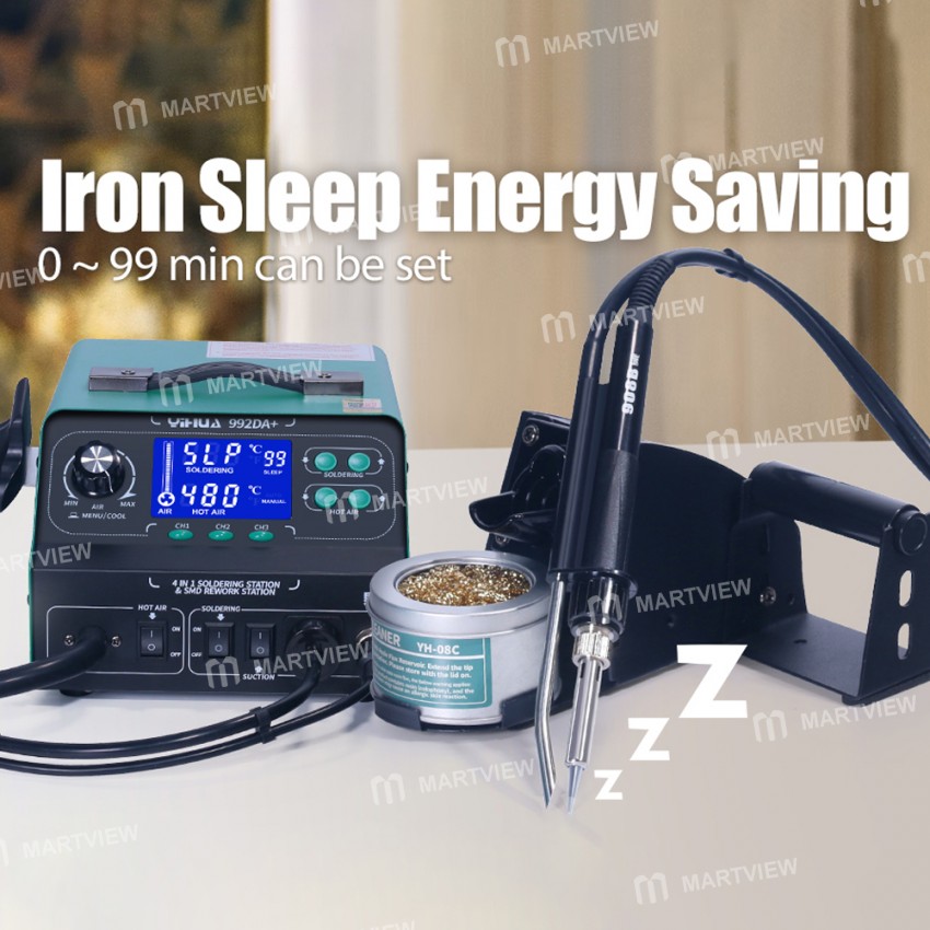 yihua 992da-lcd-digital-display-bga-soldering-rework-station-with-vacuum-smoking-soldering-pen-6