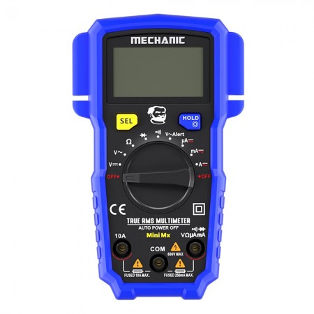 Mechanic Mini MX Intelligent Anti-burn NCV Function LED Digital Display Multimeter