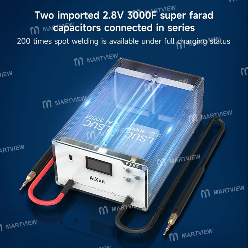 aixun f3000-9v3a-farad-capacitor-spot-welder-for-phones-battery-cells-welding-with-welding-pen-2