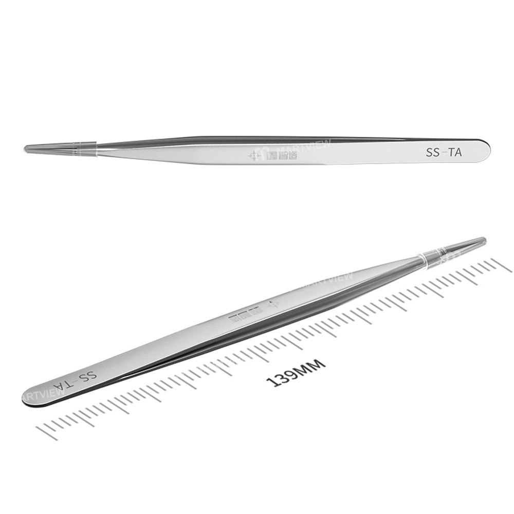 xzz ss-ta-weak-magnetic-stainless-steel-super-hard-special-point-tweezers-9