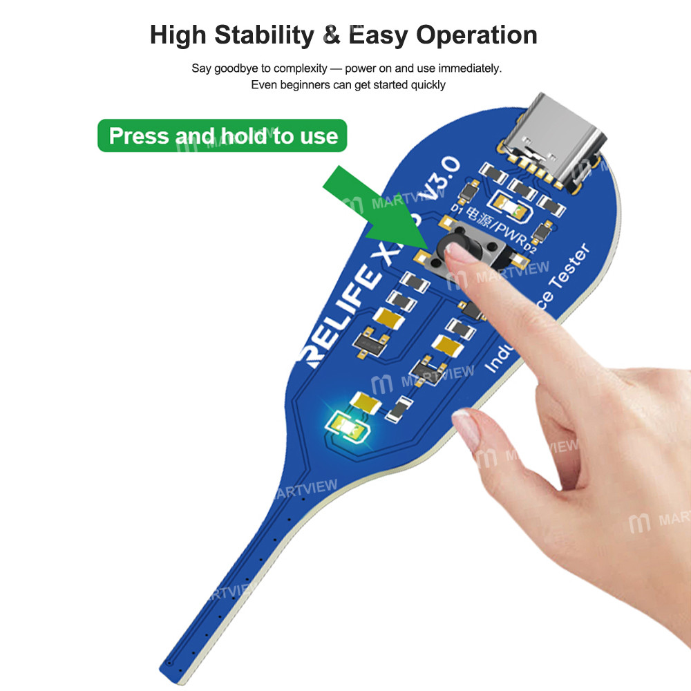 relife xa5-v30-type-c-high-precision-electromagnetic-induction-tester-built-in-energy-storage-batter