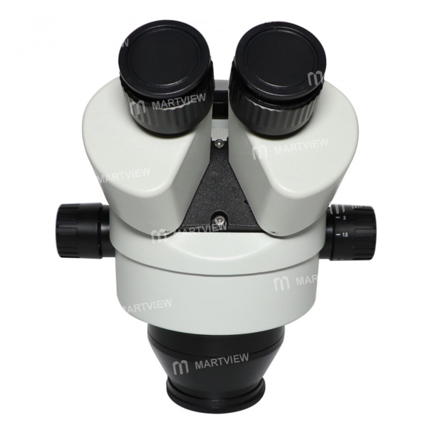 7X-45X 3.5X-90X Trinocular Microscope Head with Lens WF10X Eyepiece