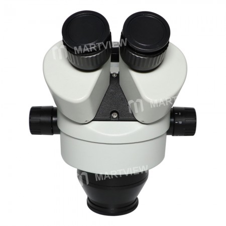 7X-45X 3.5X-90X Trinocular Microscope Head with Lens WF10X Eyepiece