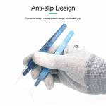 relife rt-11e-15e-anti-static-resistant-ceramic-precision-fly-leads-tweezers-for-mobile-phone-repair