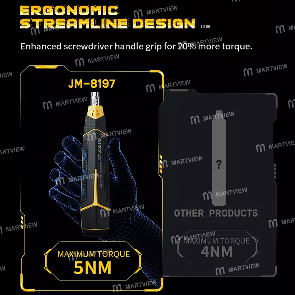 jakemy jm-8197-16-in-1-manual-magnetic-high-hardness-precision-screwdriver-with-14-bits-15