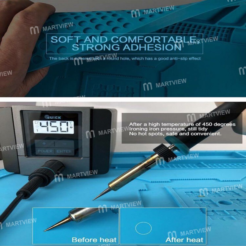 Sunshine SS-004E Multi-functional Magnetic Heat Resisting Worktable Pad Desk Mat