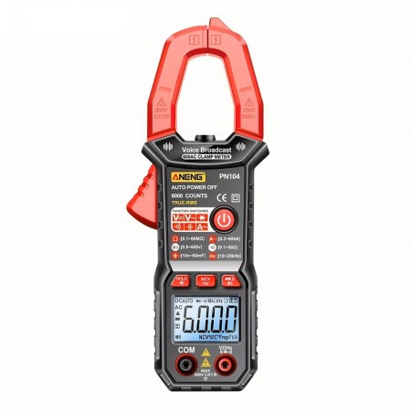 Aneng PN104 Voice Broadcast High-precision AC / DC Clamp Multimeter without DC Current Measurement
