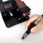 795 Multifunctional Digital Display Small Household Belt Sander for Wood / Metal / Plastic Grinding