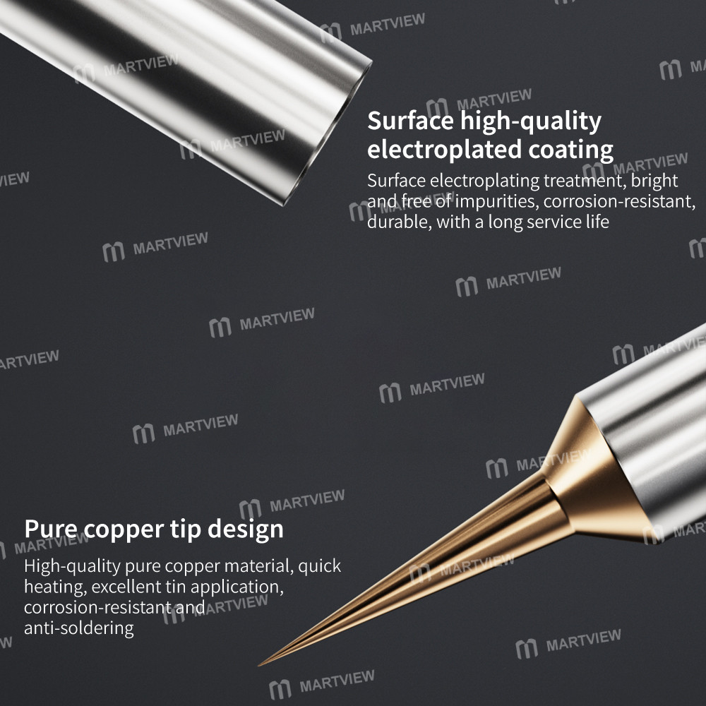 lanrui s01-c210-si-soldering-iron-tip-with-5pcs-ultra-sharp-needles-for-screen-motherboard-flying-wi