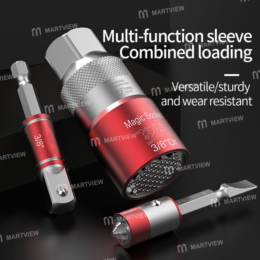 3-in-1 9-21mm All-Powerful Socket Adapter Sleeve - Martview