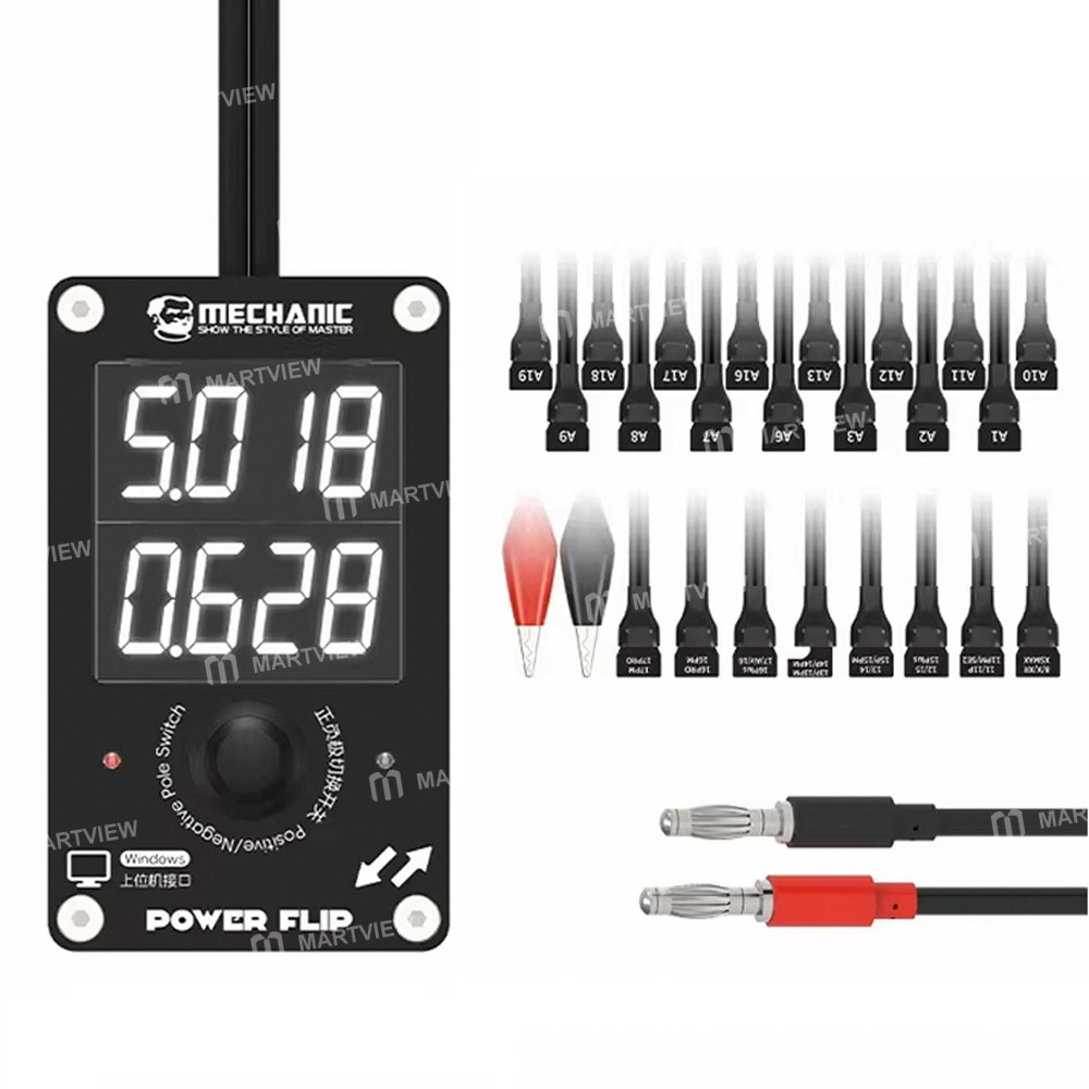 mechanic power-flip-smart-power-on-cable-with-polarity-switch-for-iphone-8-17pm-most-android-9
