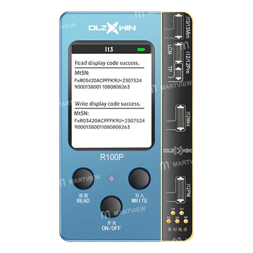 DL R100P Multifunctional Original Color Recovery Tester for iPhone 12 Full Series / 13 / 13 Mini