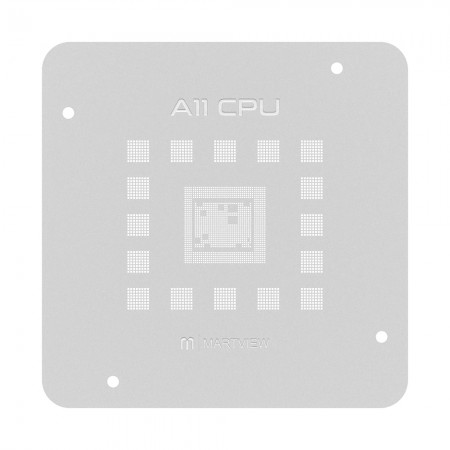 Martview RB-03 A11 CPU BGA Reballing Stencil for iPhone 8 / 8 Plus / X