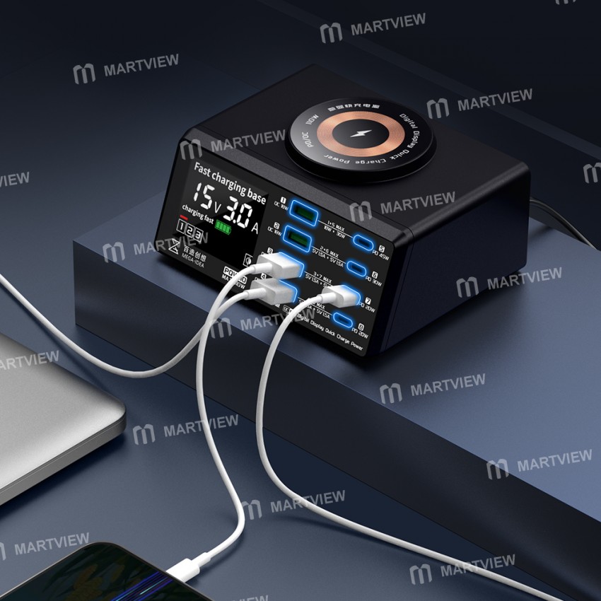 mega idea-multi-port-digits-display-desktop-usb-quick-charger-6