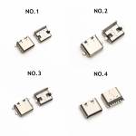10 Models Mix 6 Pin and 16 Pin Type-C USB Female Socket for Digital Product Repair -100Pcs