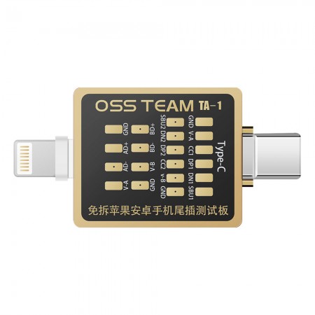 OSS TA-1 Non-Remove Mobile Phone Tail Plug Test Board for iPhone / Android