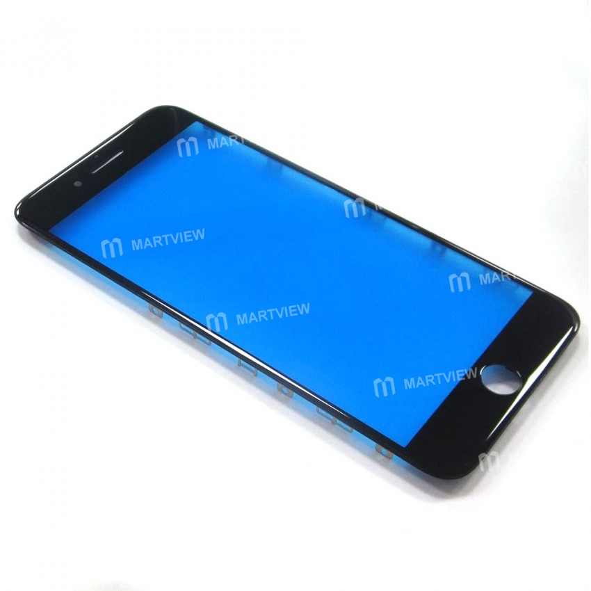 Replacement touch screen digitizer outer glass lens with bezel frame pre assembled for iPhone 7 plus