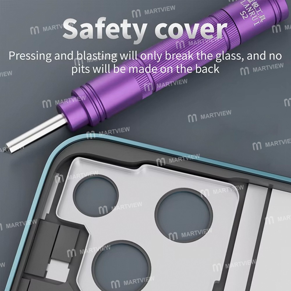 lanrui s2-mobile-phone-glass-back-cover-frame-explosive-pen-for-mobile-phones-disassembly-7