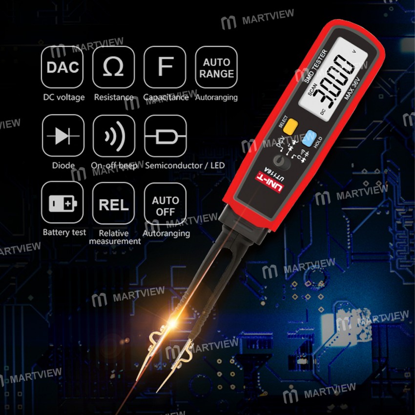 uni t-ut116a-rotatable-tweezer-multimeter-for-resistance-capacitance-led-diode-5