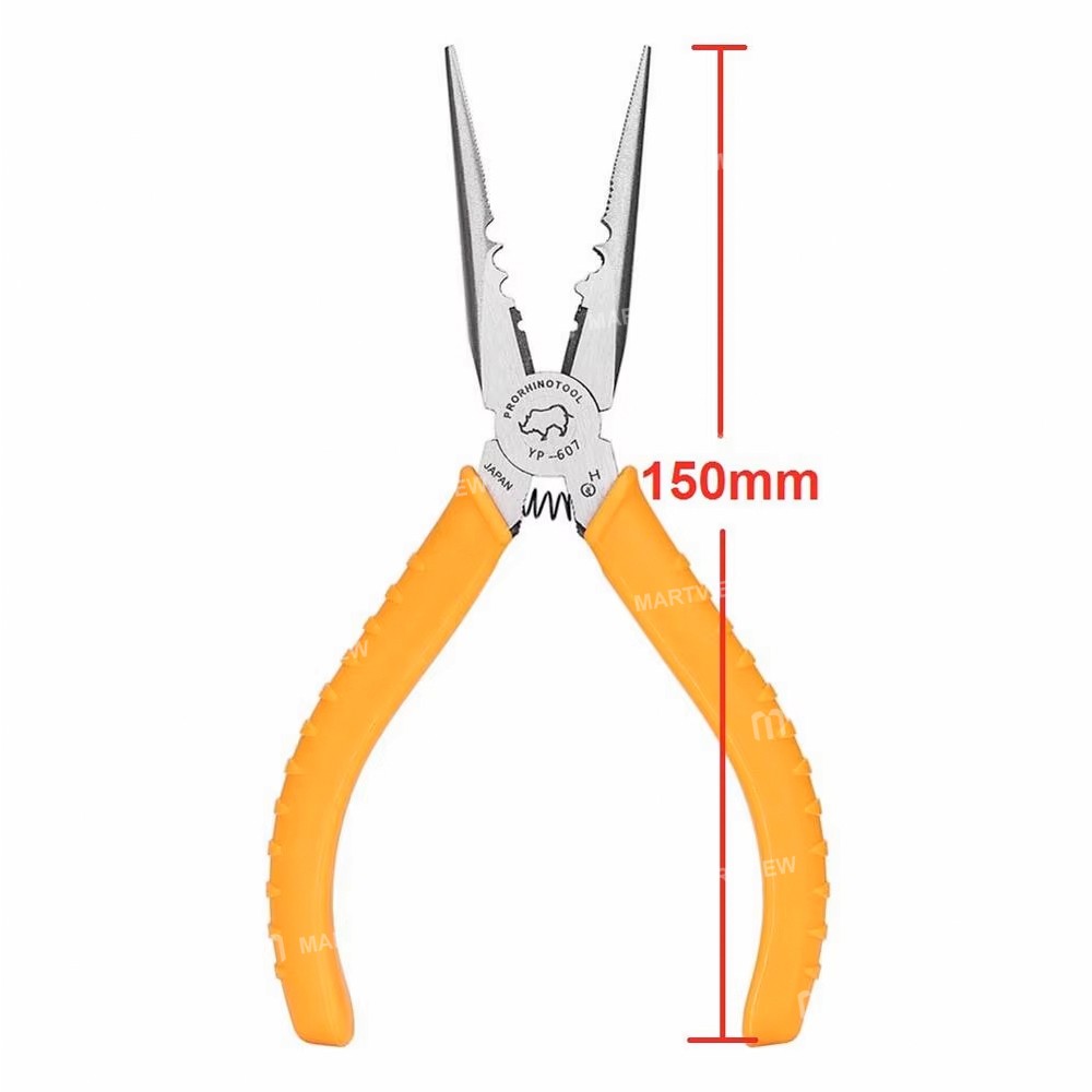 pro rhino-tools-yp-607-6-inch-multi-functional-industrial-cutting-nose-pliers-4