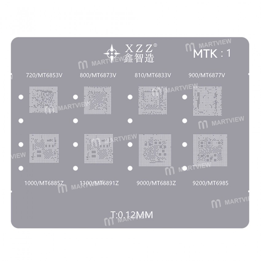 xzz l23-cpu-universal-bga-reballing-stencil-platform-6