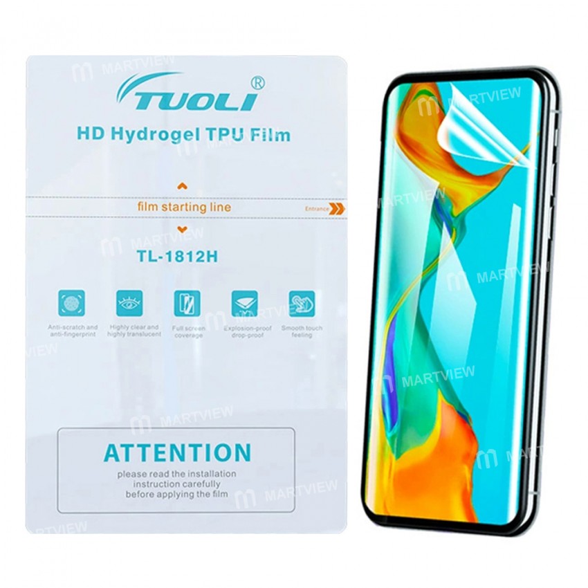 TuoLi 18*12cm HD / Matte Hydrogel Mobile Phone Protector Film for SS-890C Cutting Machine - 50Pcs