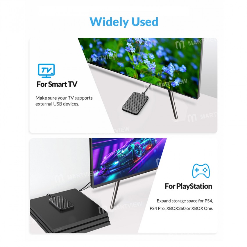 Orico 2.5-inch SATA to USB 3.0 External HDD Case