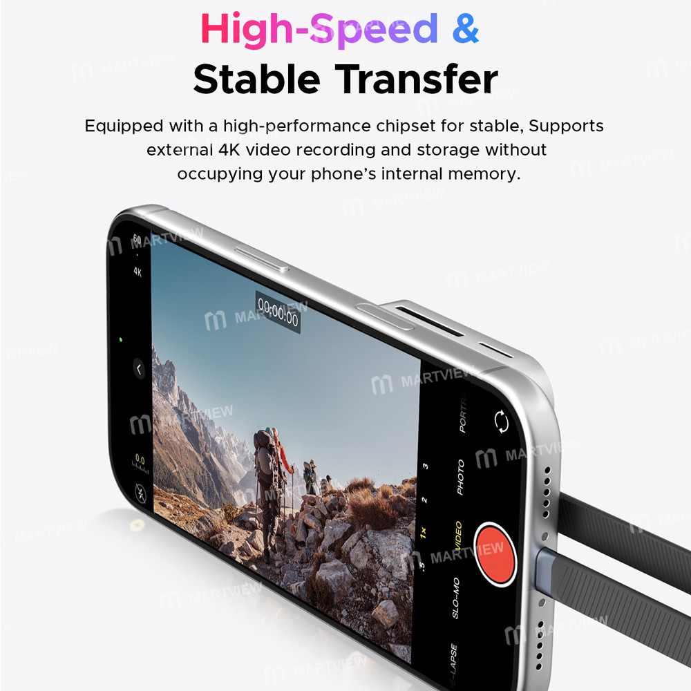 orico air5-air5c-usb-c-to-sd-tf-slot-pd100w-ultra-thin-magnetic-card-reader-for-iphone-android-table