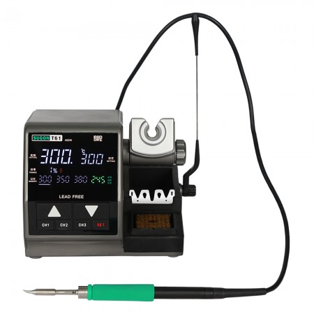 Sugon T61 400W SMD Constant Temperature Soldering Station Compatible with 210 / 245 / 470 Handle