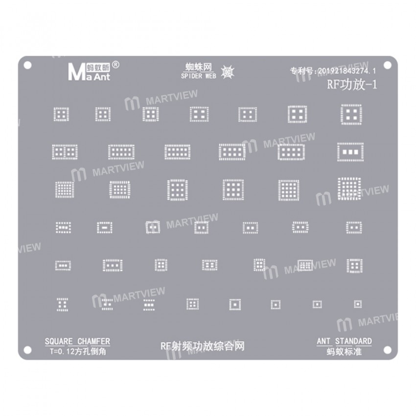 maant 012mm-rf-radio-frequency-amplifier-comprehensive-bga-reballing-stencils-1