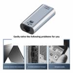 Type-C Female to RJ45 Female Gigabit Ethernet Adapter for PC/Laptop/Smartphone