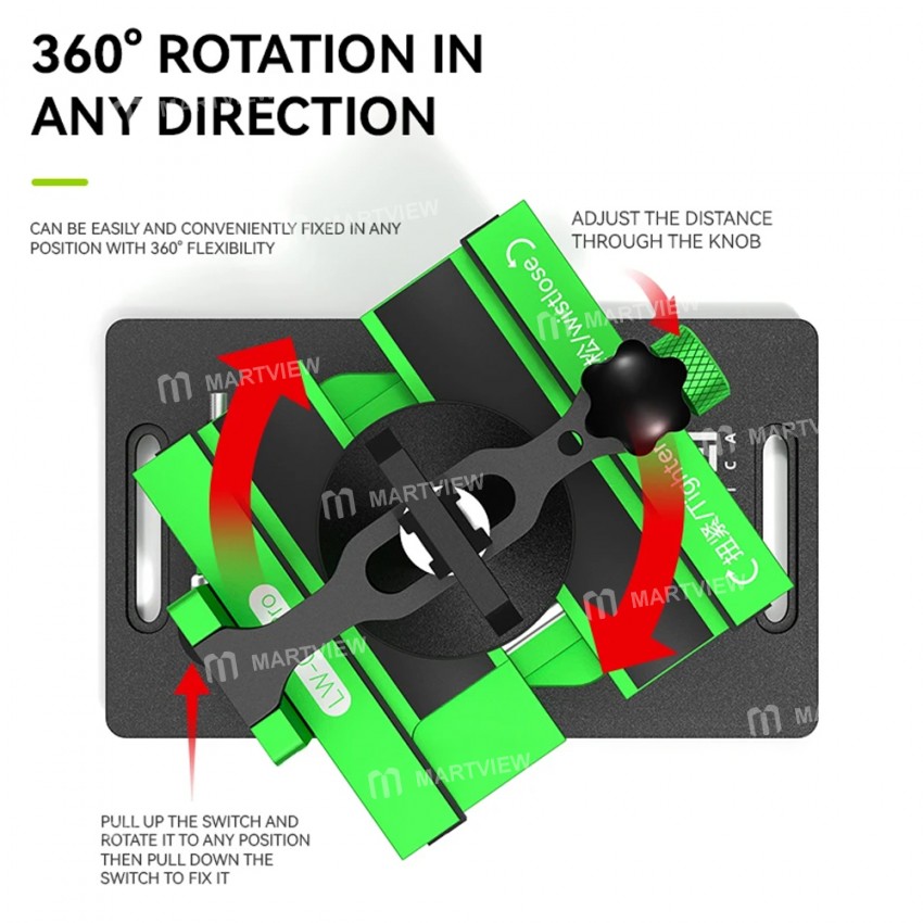 luowei lw-021pro-2-in-1-universal-360-rotating-mobile-phone-back-cover-glass-separation-fixture-3