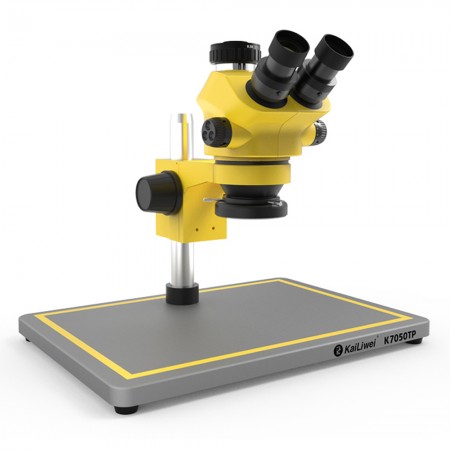 KaiLiWei K7050TVP 7-50X Synchronous Zoom Trinocular Stereo Microscope with Big Base